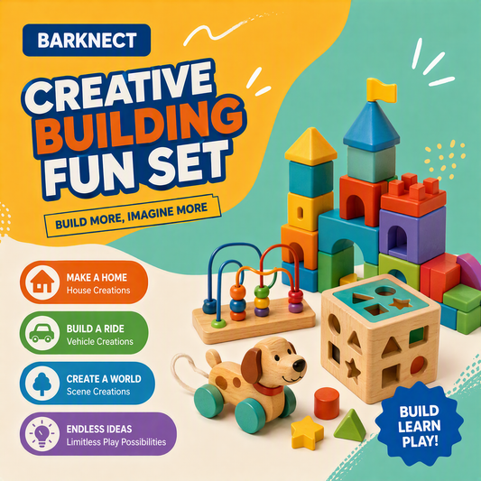 🍳BARKNECT™ Creative Wooden Building & Learning Play Set