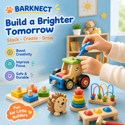 🎹BARKNECT™ 6-in-1 Wooden Learning & Activity Play Set