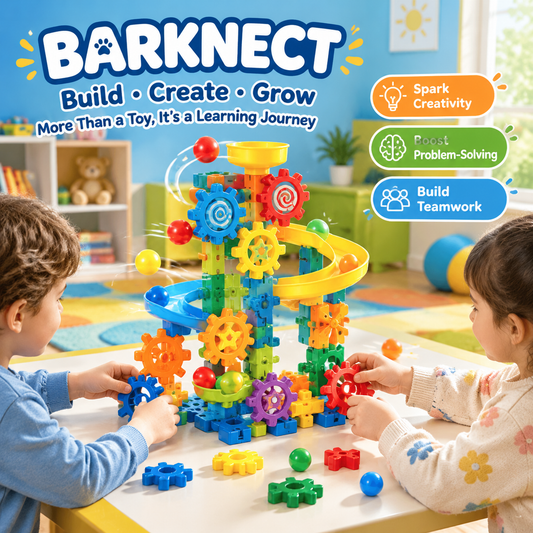 🚀BARKNECT™ Build & Roll STEM Gear Construction Set