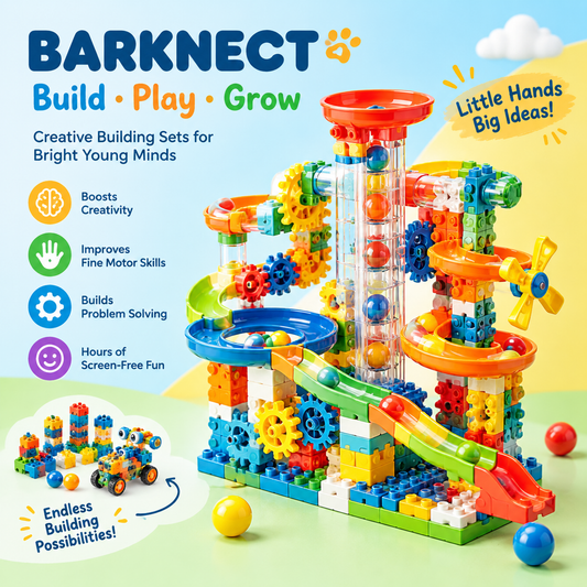 🐰BARKNECT™ Creative Marble Run Building Set